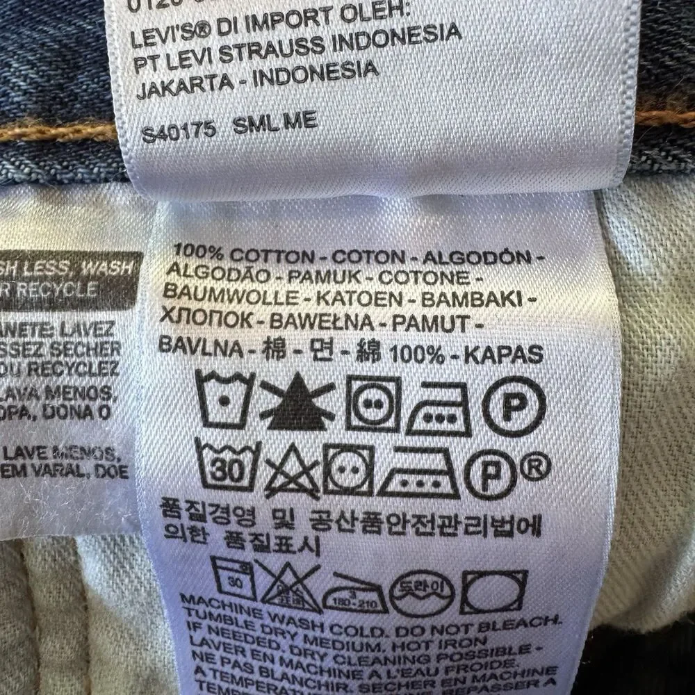 Levis 501 Jeans Mens 36x34 Blue Button Fly Denim Pants Classic Straight